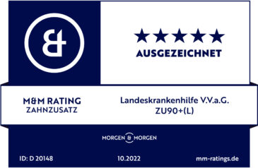 Morgen & Morgen Rating Zahnzusatz 90+ (L)